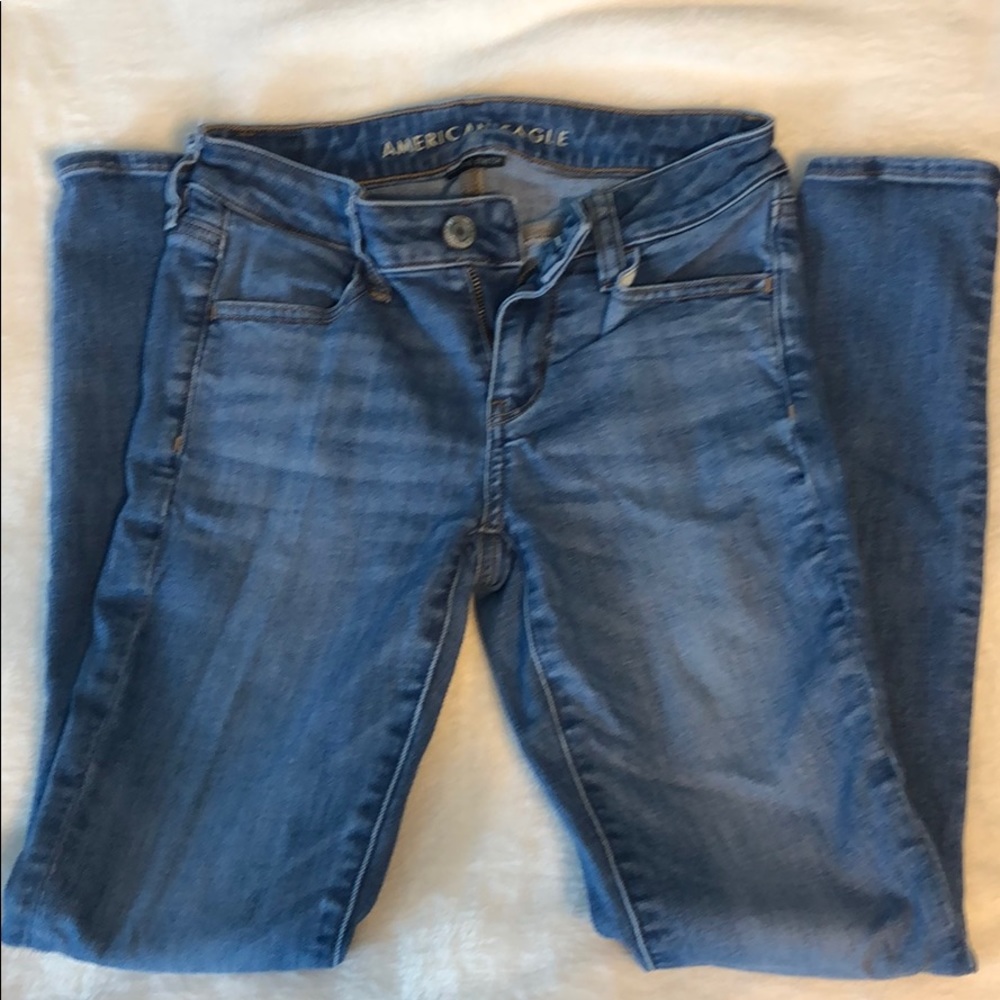 Dark blue skinny jeans